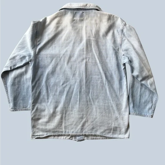 BDG Light Wash Denim Chore Jacket / Overshirt – Medium – Vintage Fade - Picture 5 of 5